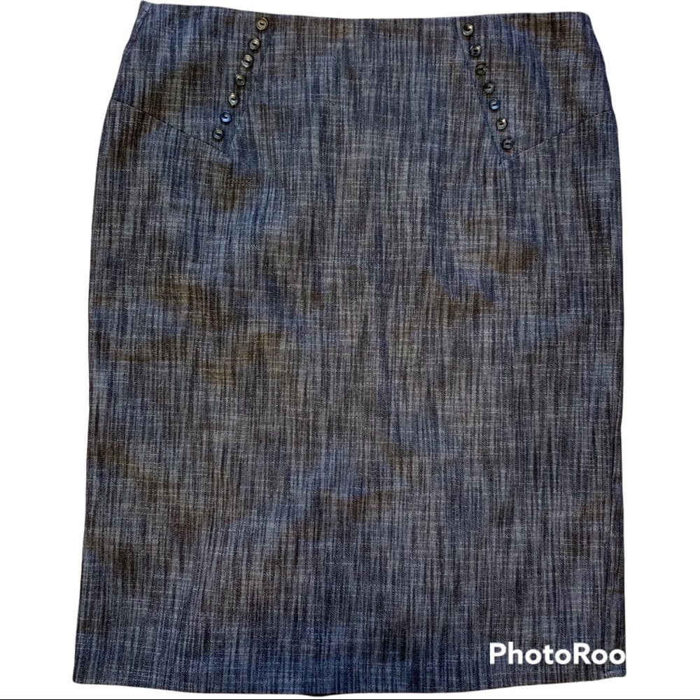 B Ware Byer California Pencil Skirt, Grey.